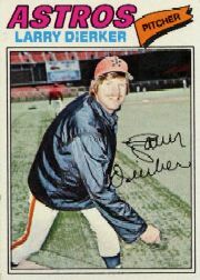 1977 Topps Baseball Cards      350     Larry Dierker